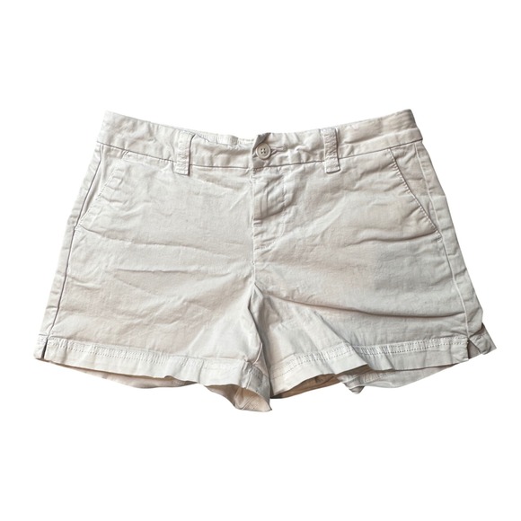 Magellan Outdoors Pants - Magellan Outdoors Shorts Womens 2 White Chino Hiking Casual Stretch Cotton Blend
